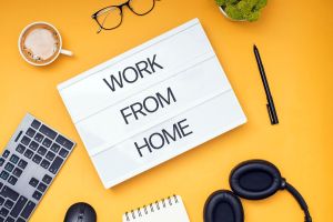 Kerja online dari rumah